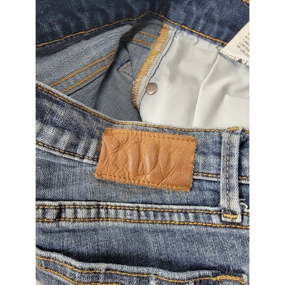 Driftwood Jeans Womens 27x28 Skinny  Marilyn Blue Stretch Mid Rise Stretch Boho - Picture 12 of 14